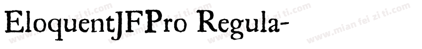 EloquentJFPro Regula字体转换